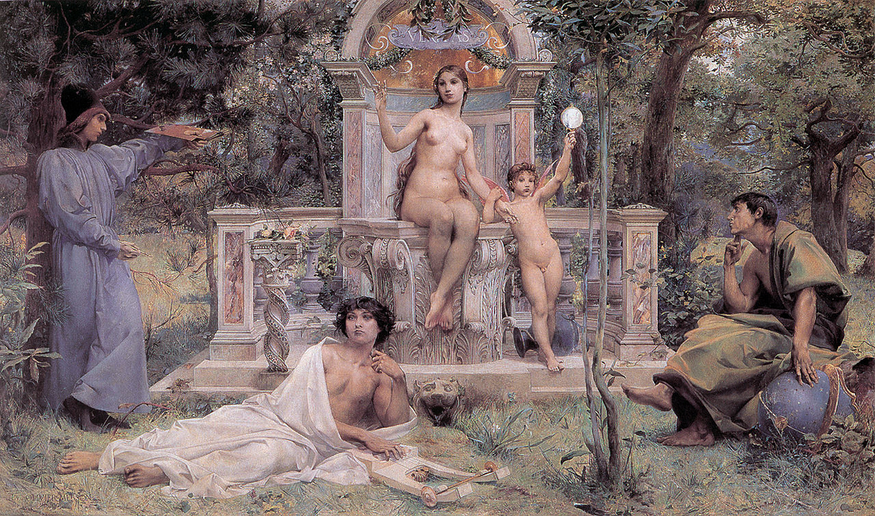 Truth by Luc-Olivier Merson (1901)