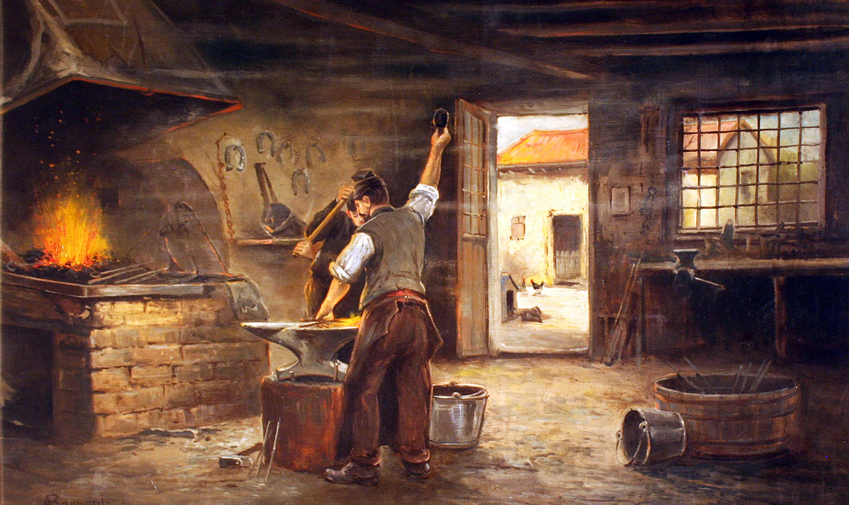 The Blacksmith's Studio (late 19th century)