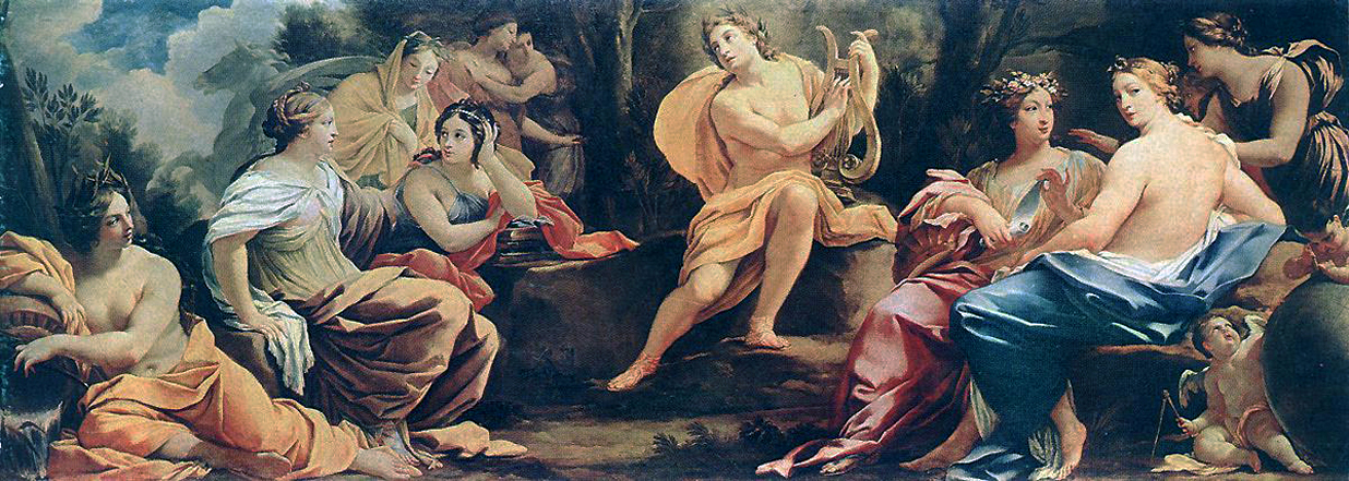 Apollo and the Muses by Simon Vouet (1640)