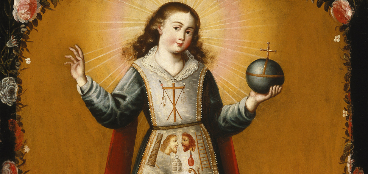 Christ Child with Passion Symbols - Late 17th century (artist unknown)