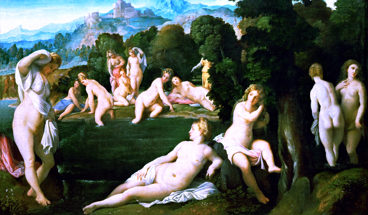 Diana and Callisto by Palma Vecchio (1528)