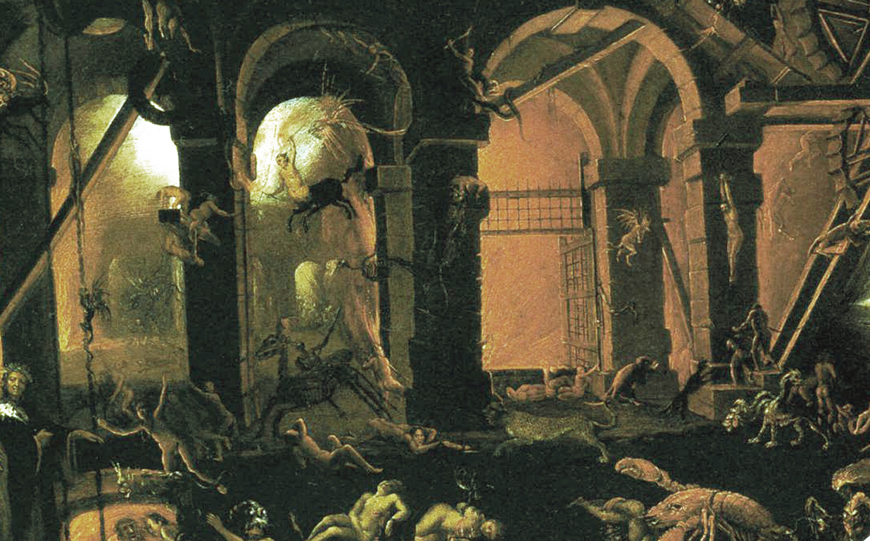 Dante and Virgil in the Underworld by Filippo Napoletano (1622)