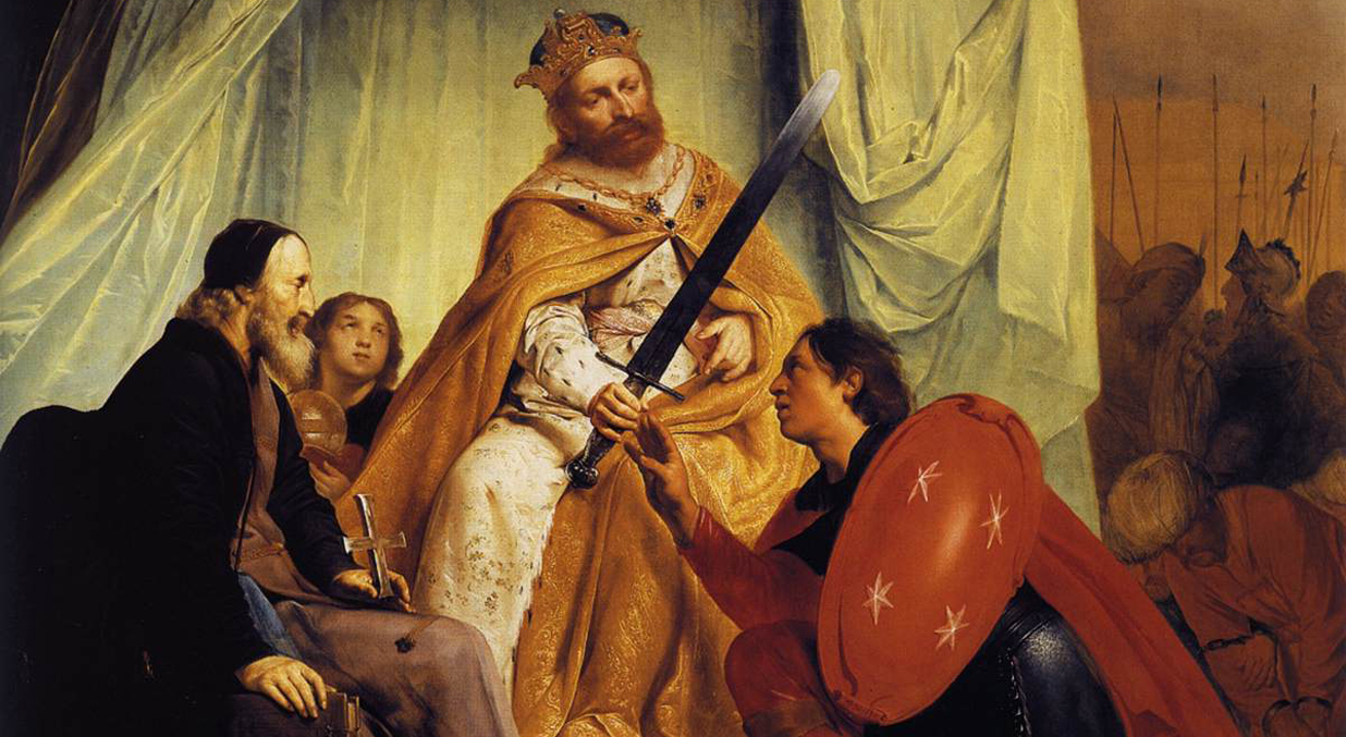 The Conferring of the Sword on the Coat-of-Arms of Haarlem by Pieter de Grebber (1630)