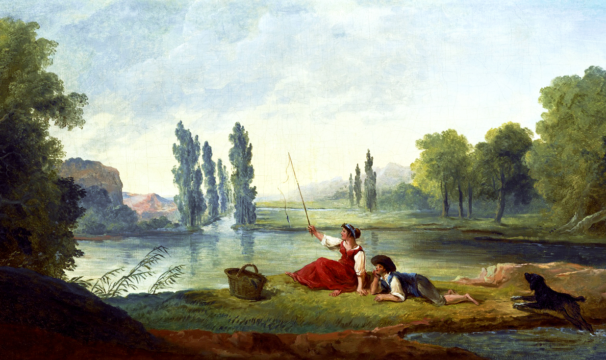 A Fishing Party by Robert Hubert (1808)