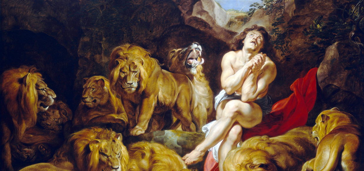 Daniel in the Lion's Den by Peter Paul Rubens (1613)