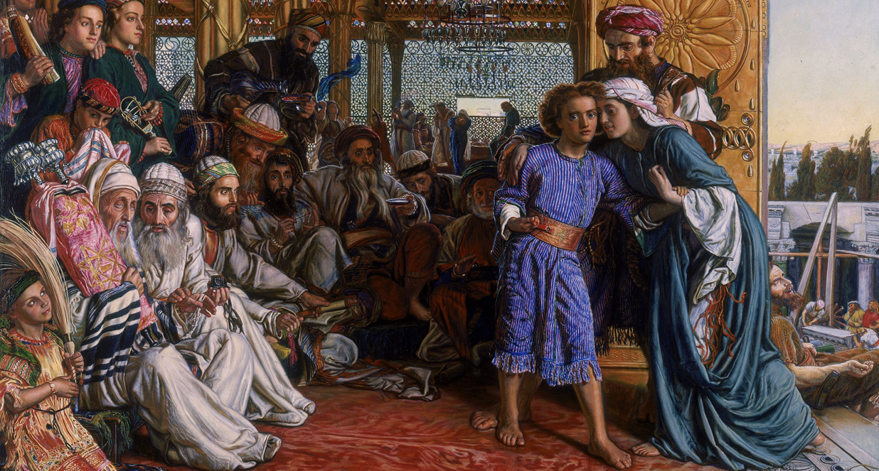 The Finding of the Saviour in the Temple by William Holman Hunt (1860)