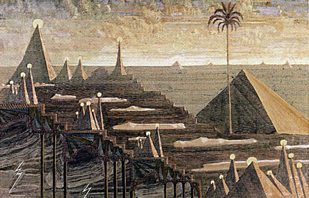 Alegro (Sonata of the Pyramids) by Mikalojus Ciurlionis (1909)