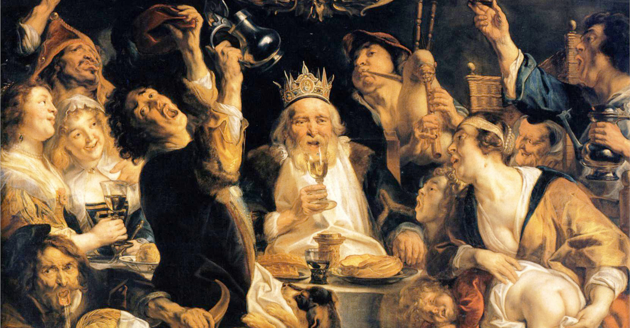King Drinks by Jacob Jordaens (1640)