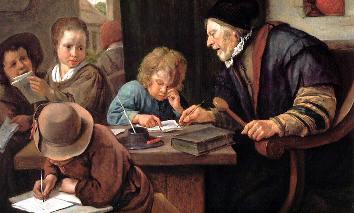 School Teacher by Jan Steen (1668)
