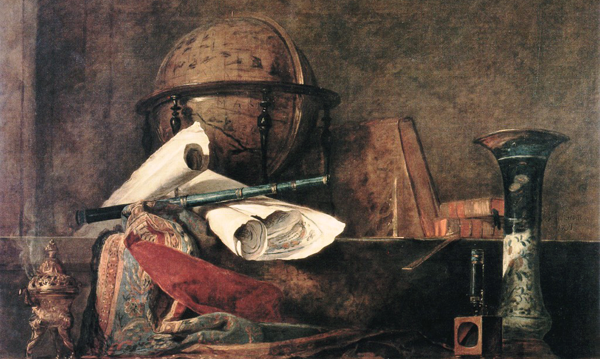 The Attributes of Science by Jean-Baptiste-Simeon Chardin (1731)