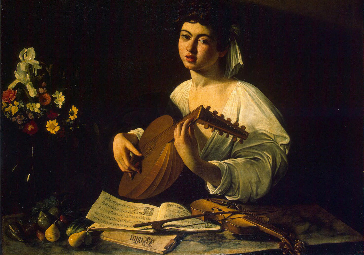 The Lute Player by Caravaggio (1596)
