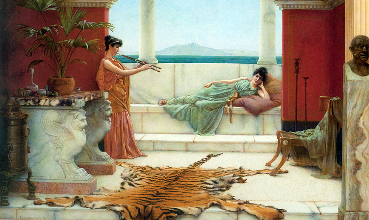 The Sweet Siesta of a Summer Day by John William Godward (1891)