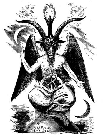 Eliphas Levi's drawing of Baphomet