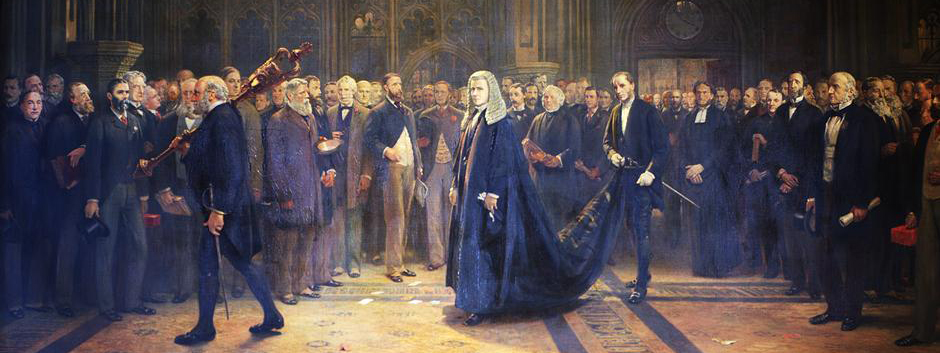Speaker's Procession by Francis Wilfred Lawson (1884)