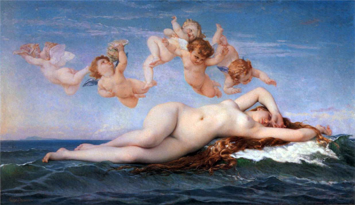 Birth of Venus by Alexandre Cabanel (1863)