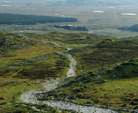 Maum Ean Trail in the Inagh Valley, Ireland
